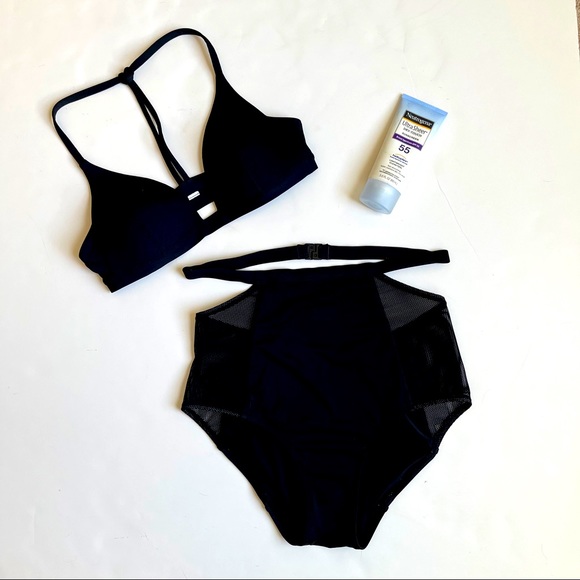 Lonely Edie mesh high waist bottoms sz M - Picture 6 of 7